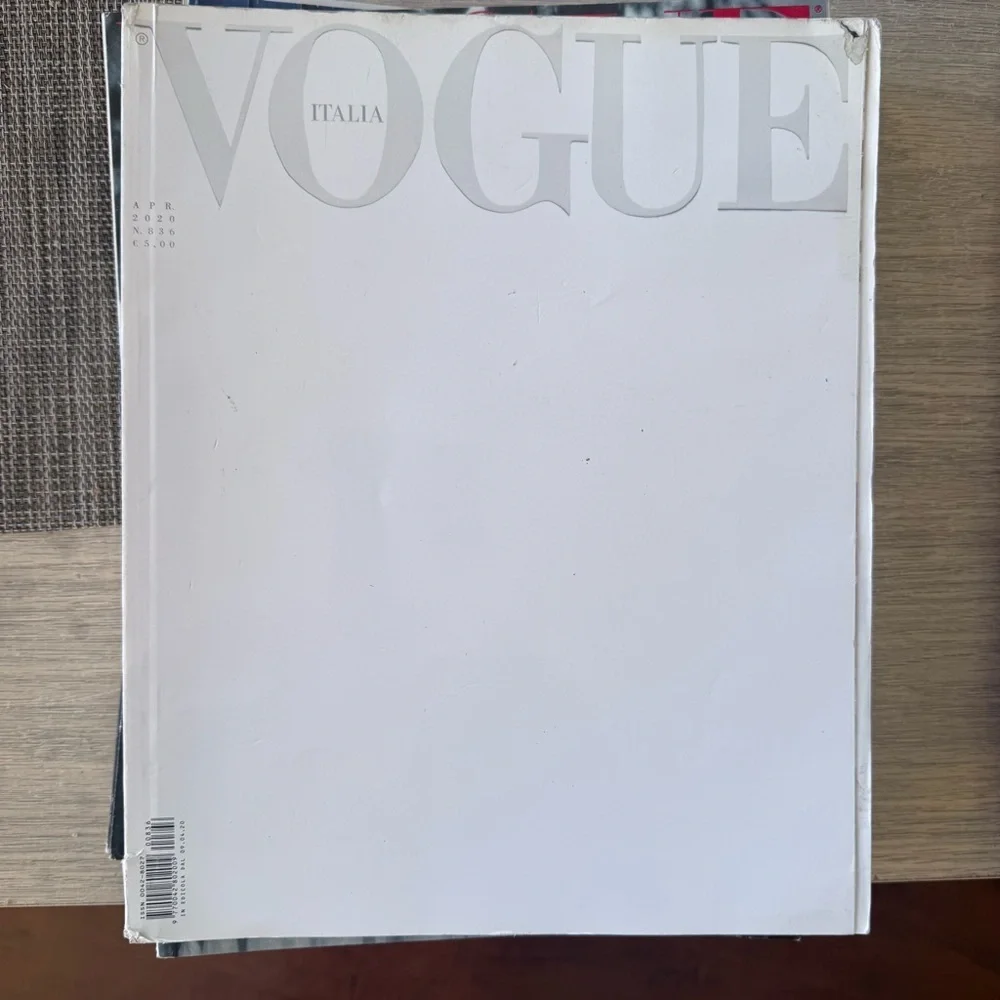 VOGUE Italia 836 April 2020 #White So Far So Close
